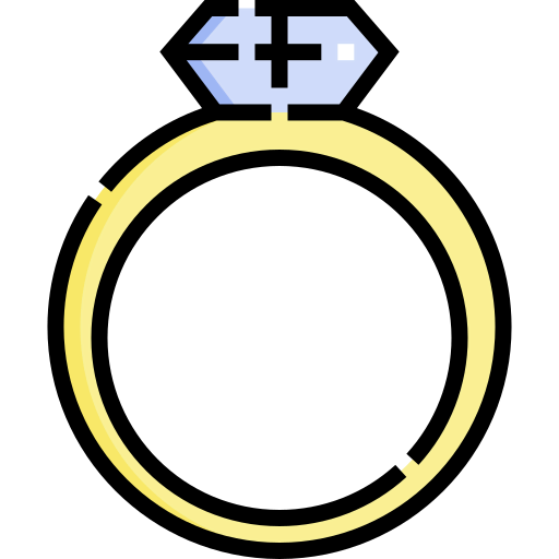 Diamond ring icon