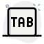 Tab key biểu tượng 64x64