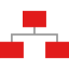 Organization chart icon 64x64