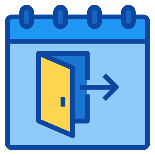 Clock out icon