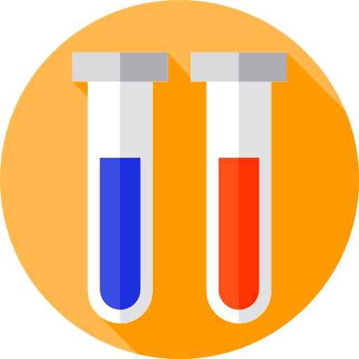 Test tubes icon
