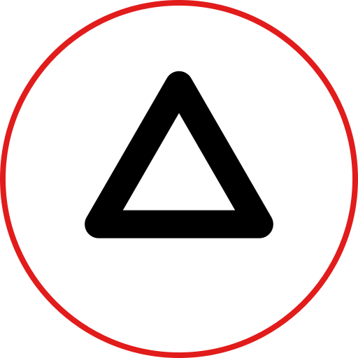 Triangle button biểu tượng