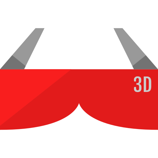 3d glasses icon