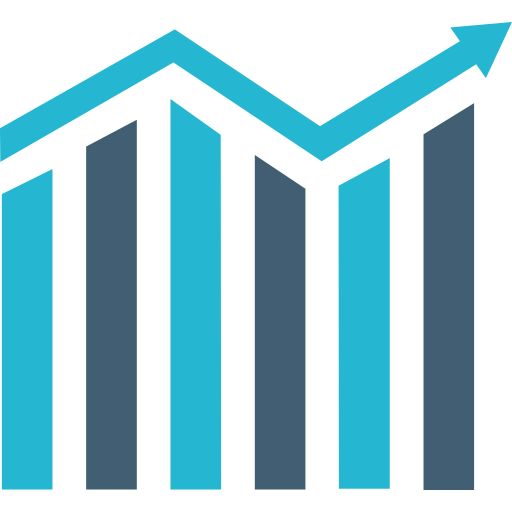 Line chart icon