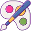 Painting palette icon 64x64