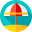 Sun umbrella ícono 64x64