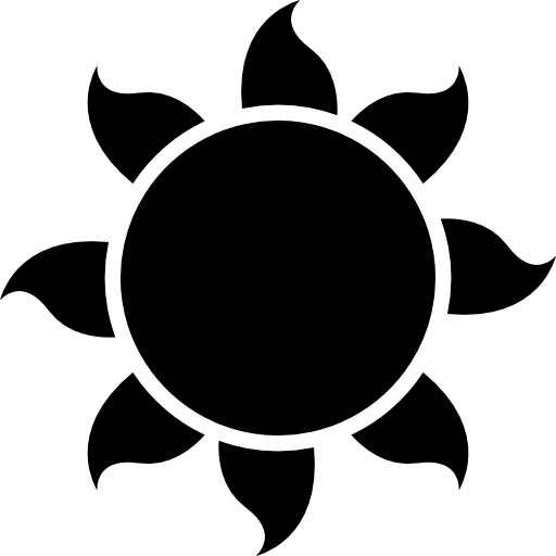 Sun shape Symbol
