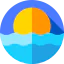 Beach sunset ícono 64x64