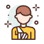 Broken arm icon 64x64