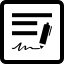 Longterm contract of business icône 64x64