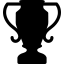 Trophy silhouette icon 64x64