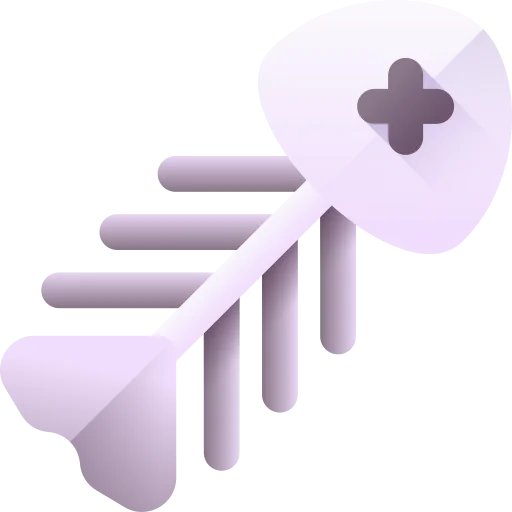 Fish bone icon