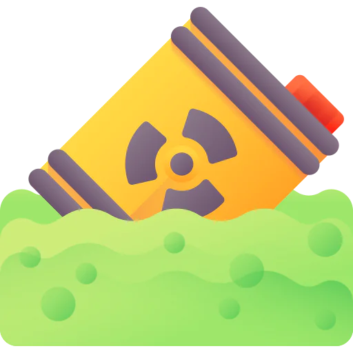 Water polution icon