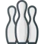 Bowling pins Ikona 64x64