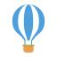 Air hot balloon icon 64x64