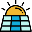 Solar panel icon 64x64