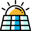Solar panel icon 64x64