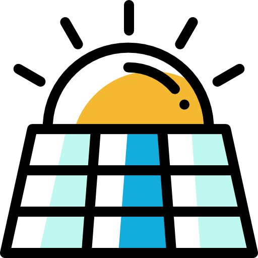 Solar panel icon