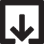 Exit Down icon 64x64