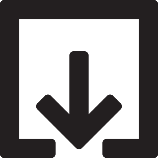 Exit Down icon