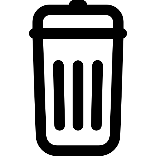 Garbage bin icon