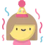 Birthday girl icon 64x64