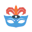Carnival mask icon 64x64