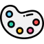 Color palette icon 64x64