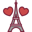 Eiffel tower icon 64x64