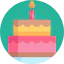 Birthday cake icon 64x64