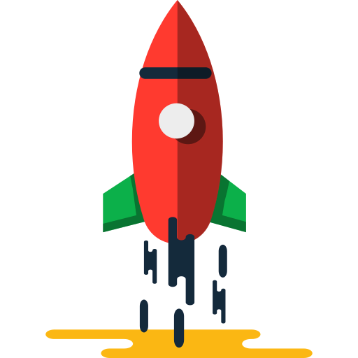 Rocket ship icon