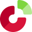 Pie chart icon 64x64