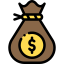 Money bag ícone 64x64