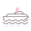 Катание на лодках иконка 64x64