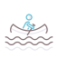 Canoeing icon 64x64