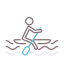 Paddleboarding ícono 64x64
