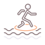 Skimboard icon 64x64