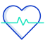 Heart beat icon 64x64