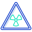 Radiation sign Symbol 64x64