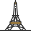 Eiffel tower icon 64x64