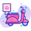 Food delivery icon 64x64