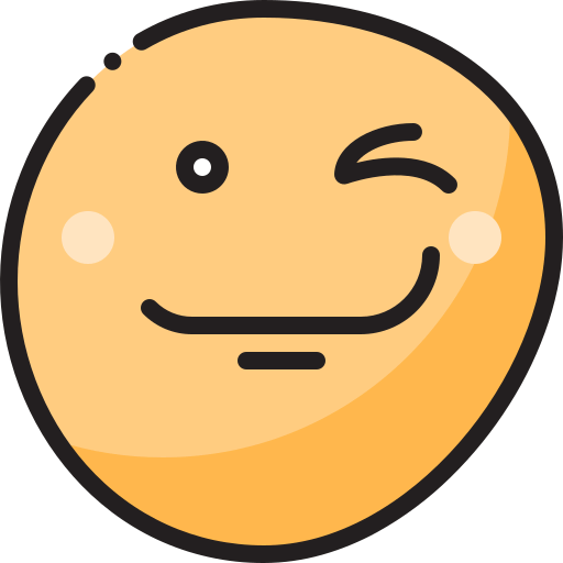Winking face icon