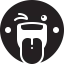 Winking face icon 64x64