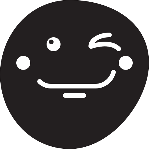 Winking face icon