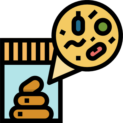 Stool test icon