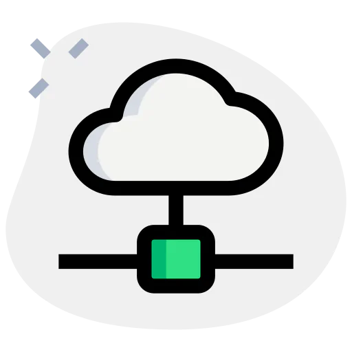 Cloud network icon