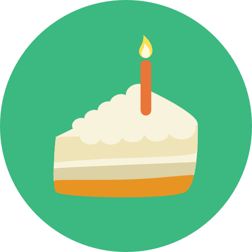 Cake slice icon