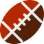 Rugby ball icon 64x64