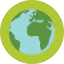 Earth globe icon 64x64