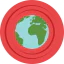Earth globe icon 64x64